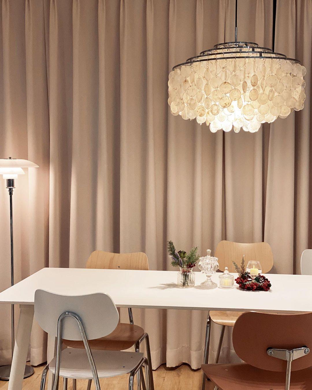 Round Shell Chandelier - YIOSI