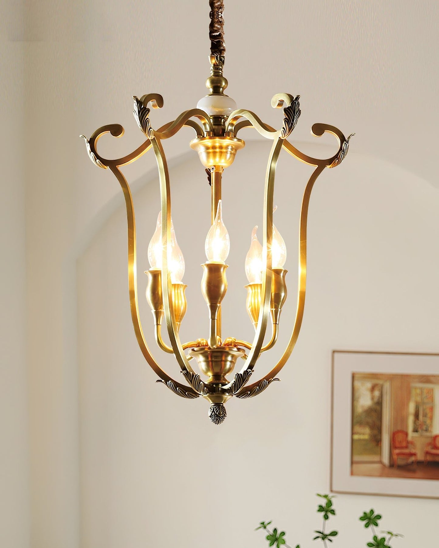 Farmhouse Lantern Chandelier - YIOSI