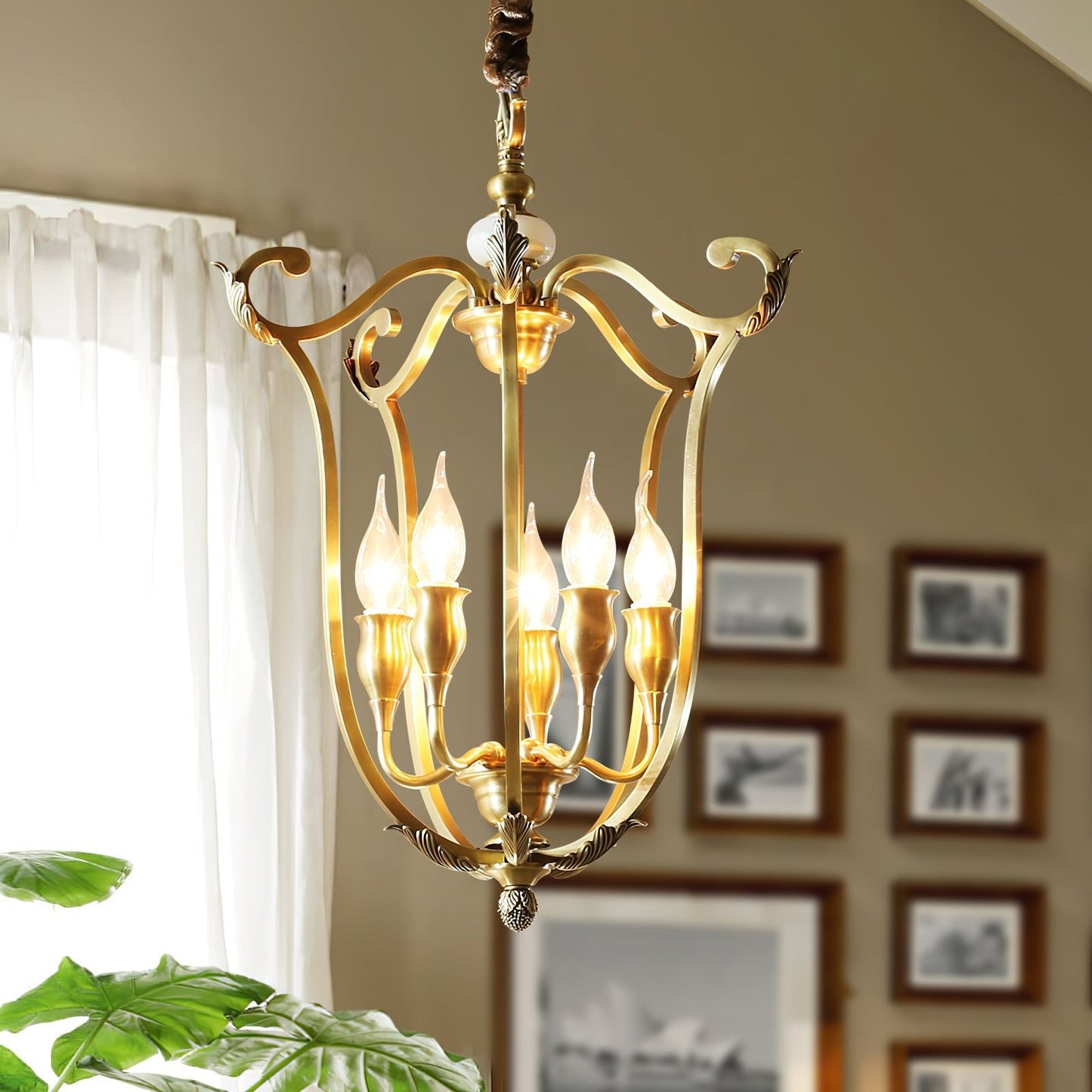 Farmhouse Lantern Chandelier - YIOSI