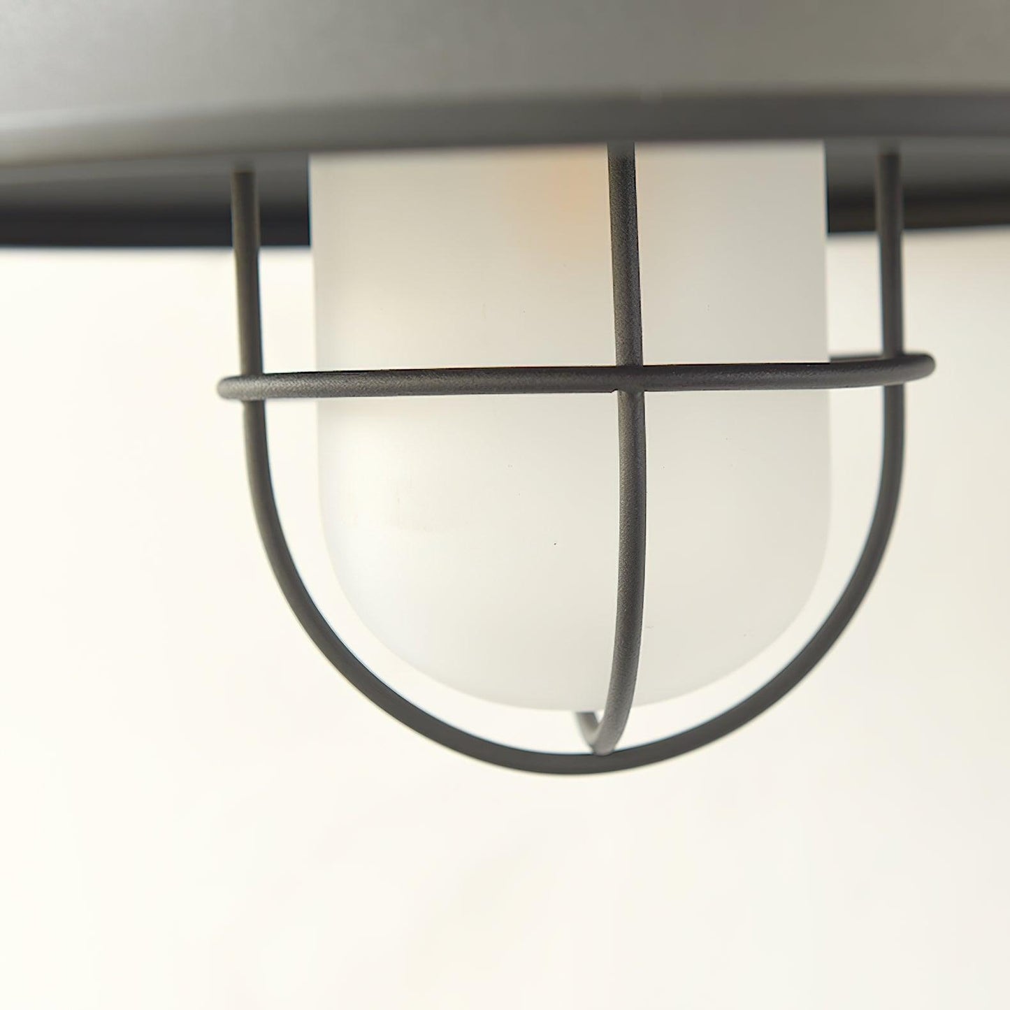 Felix Outdoor Wall Lamp – Black Frosted Glass, IP65 Waterproof, Style