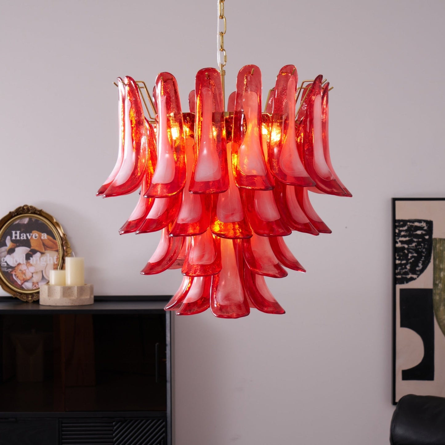 Fiametta Murano Glass Chandelier - YIOSI