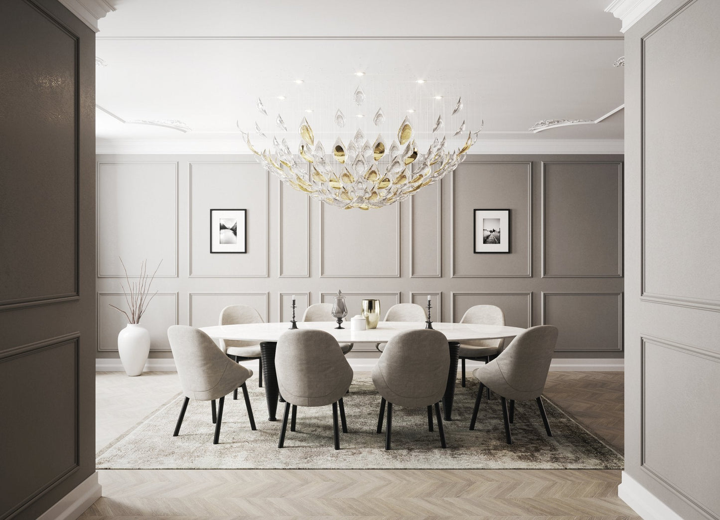 Floating Leaves Chandelier - YIOSI