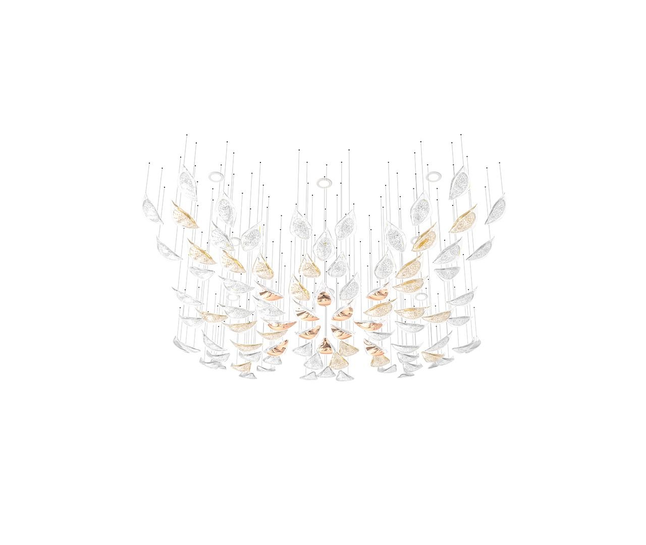 Floating Leaves Chandelier - YIOSI