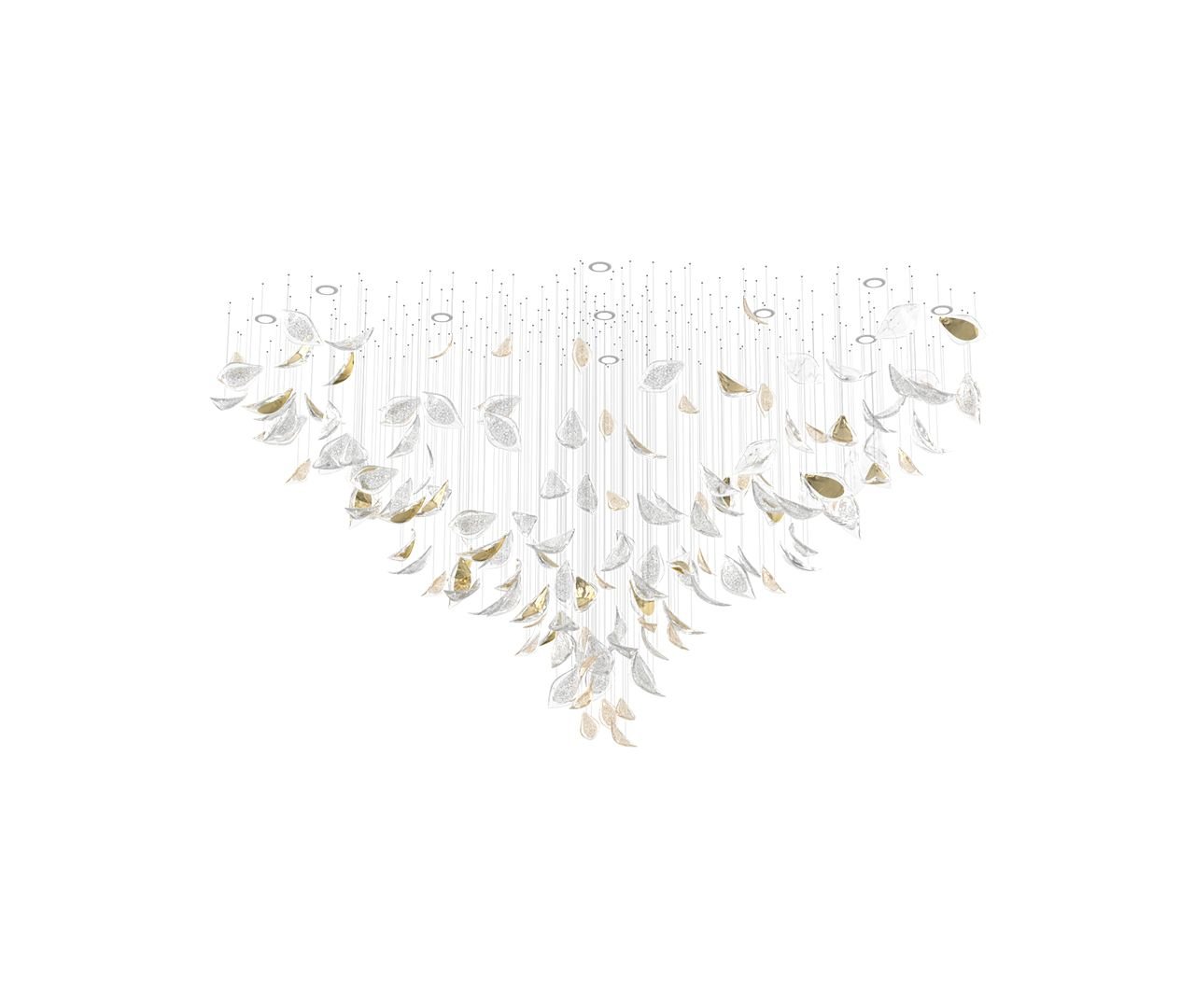 Floating Leaves Chandelier - YIOSI