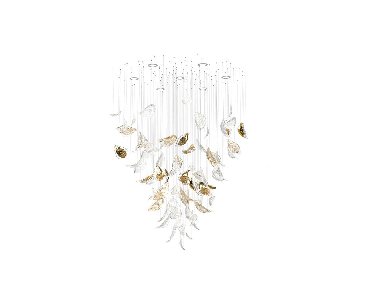 Floating Leaves Chandelier - YIOSI