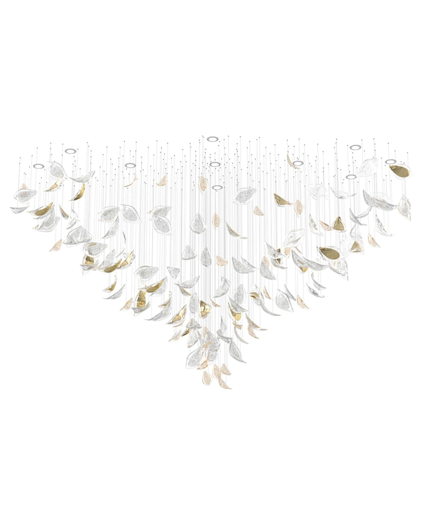 Floating Leaves Chandelier - YIOSI