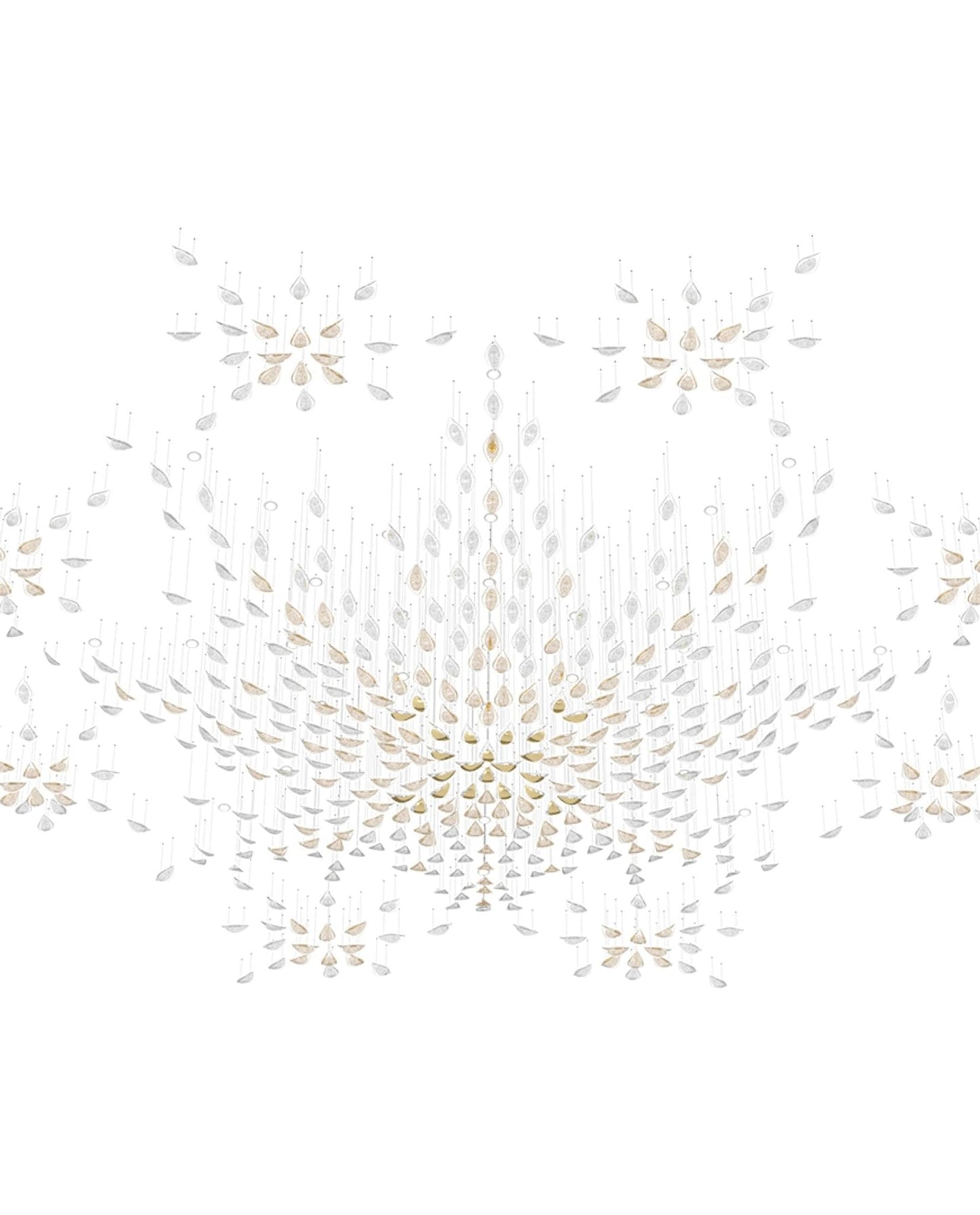 Floating Leaves Chandelier - YIOSI