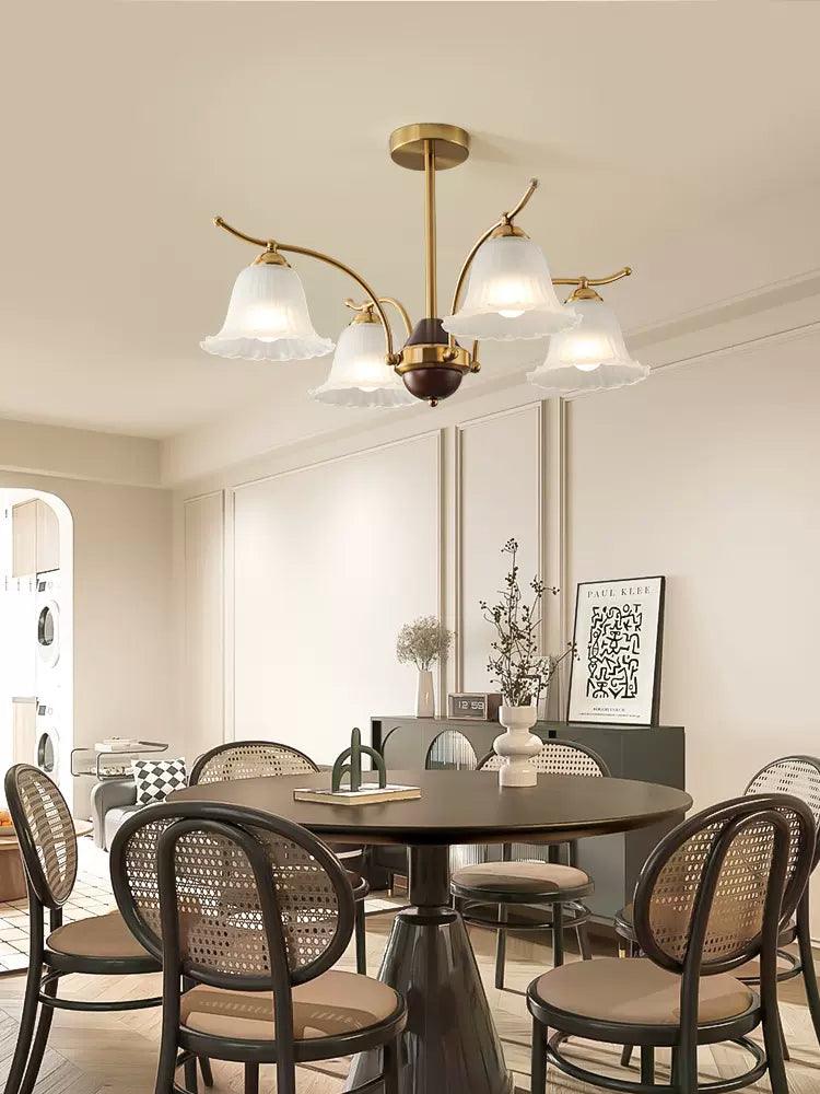 Flora Brass Chandelier - YIOSI