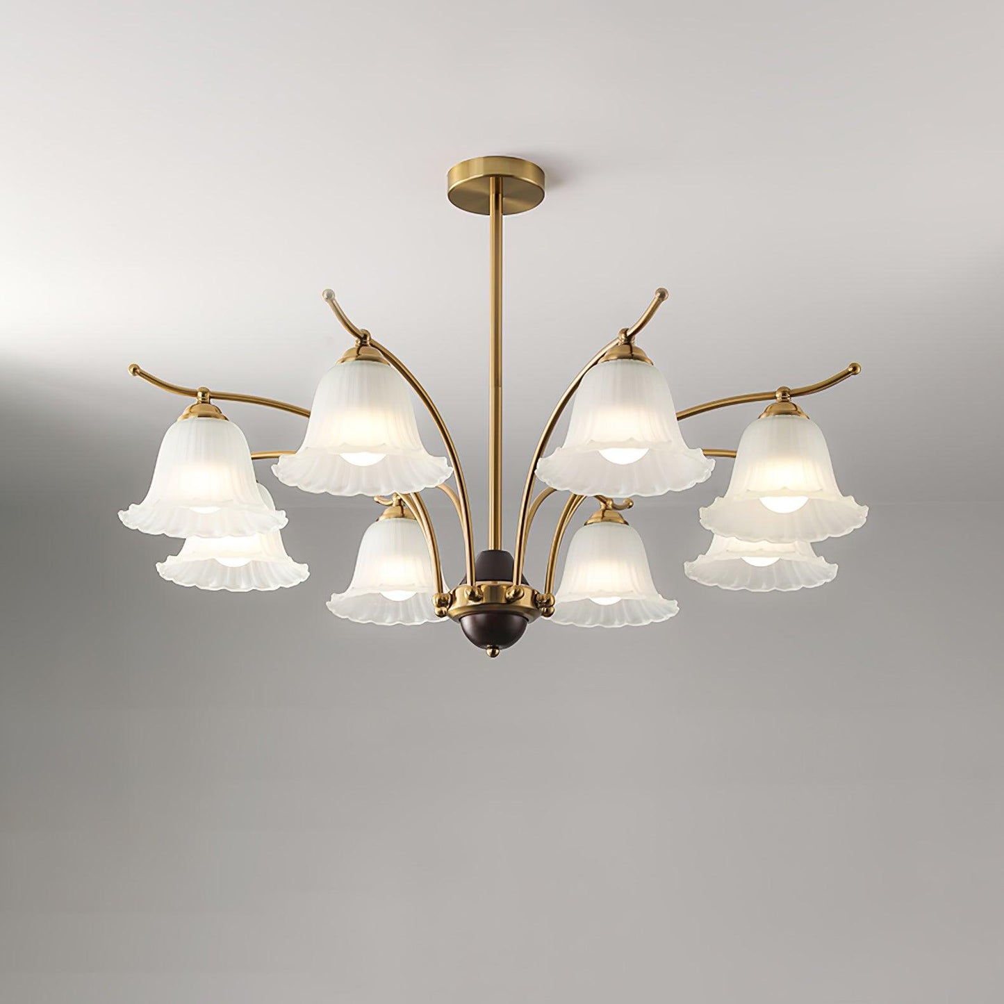 Flora Brass Chandelier - YIOSI