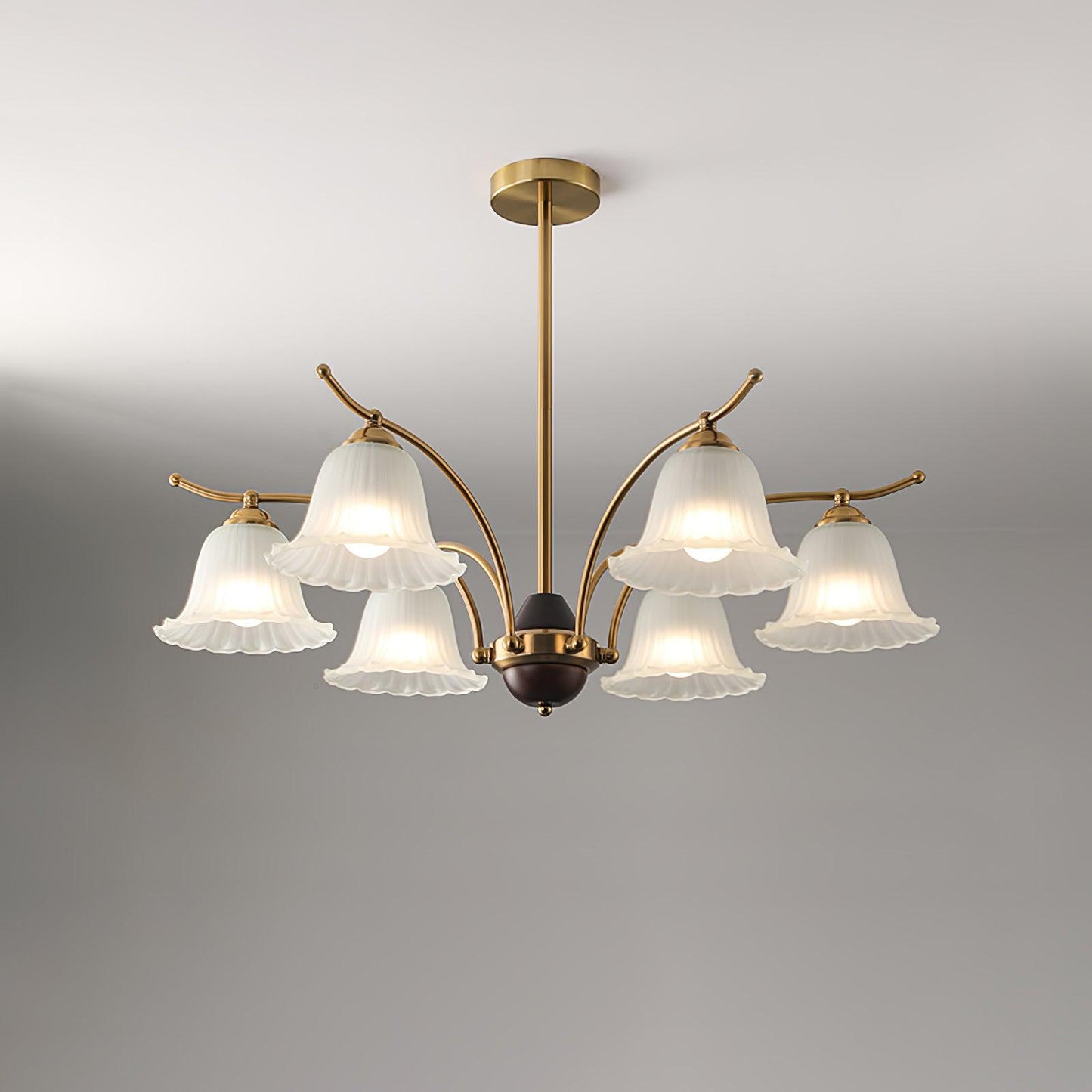 Flora Brass Chandelier - YIOSI