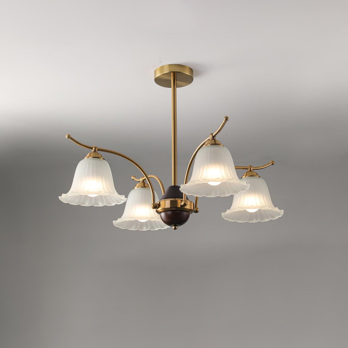 Flora Brass Chandelier - YIOSI