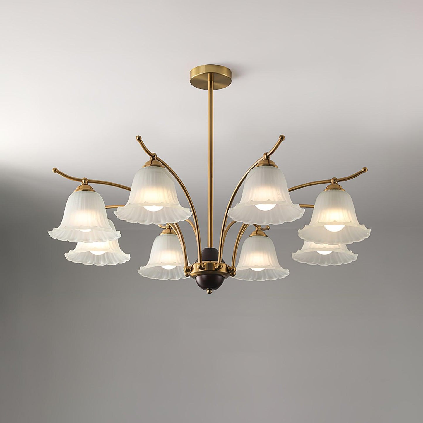 Flora Brass Chandelier - YIOSI