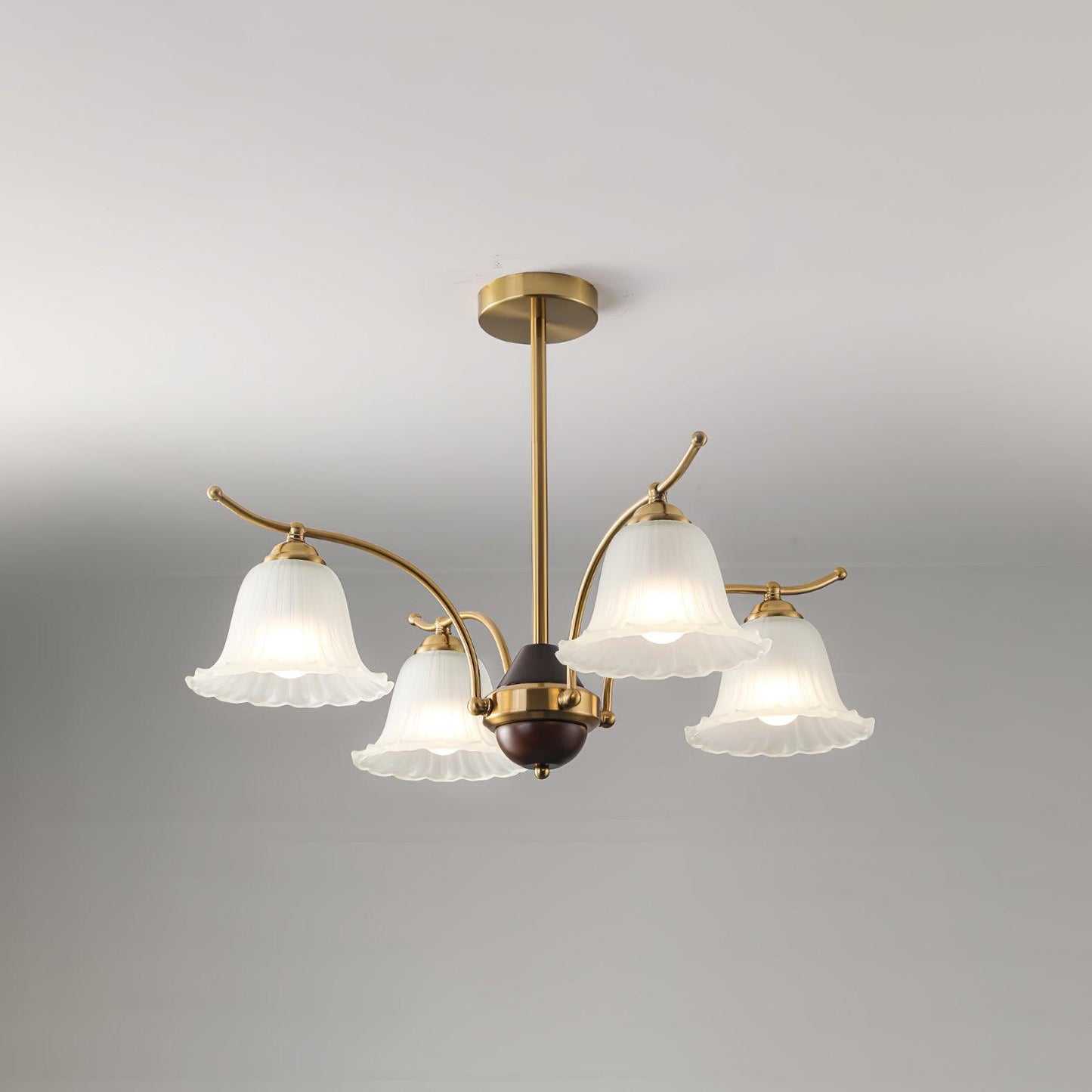 Flora Brass Chandelier - YIOSI