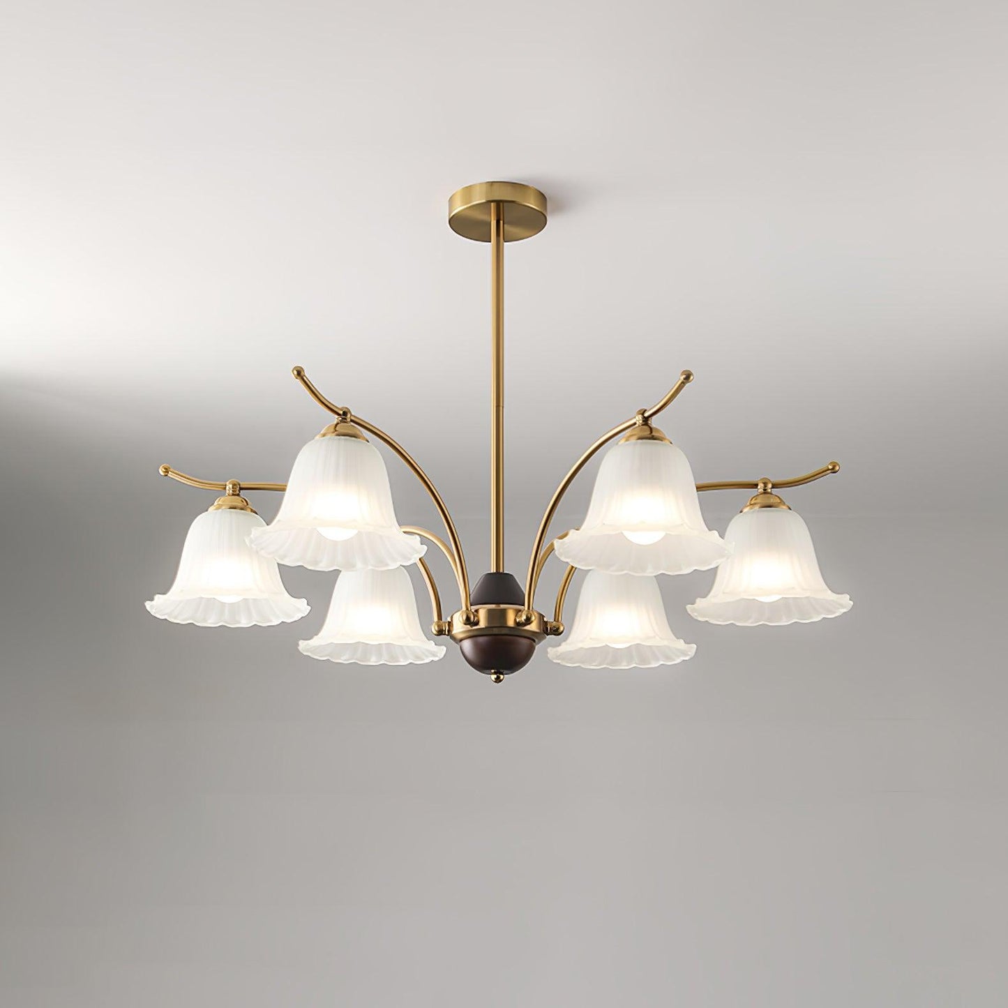 Flora Brass Chandelier - YIOSI