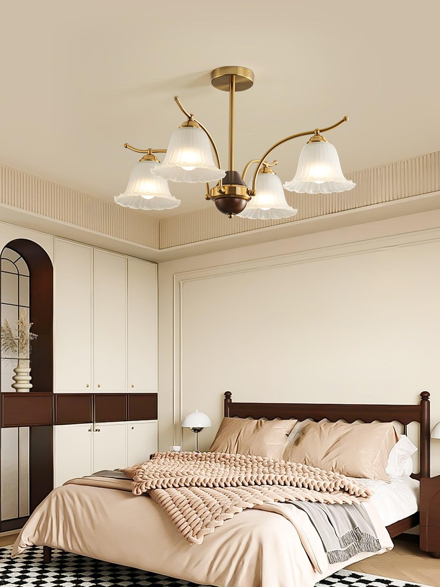 Flora Brass Chandelier - YIOSI