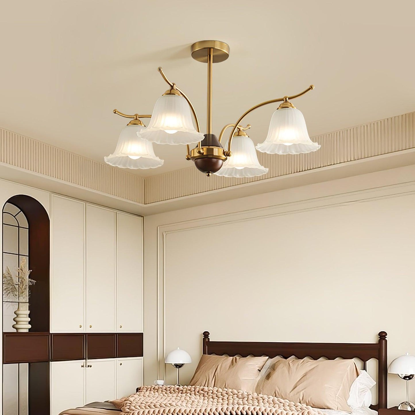 Flora Brass Chandelier - YIOSI