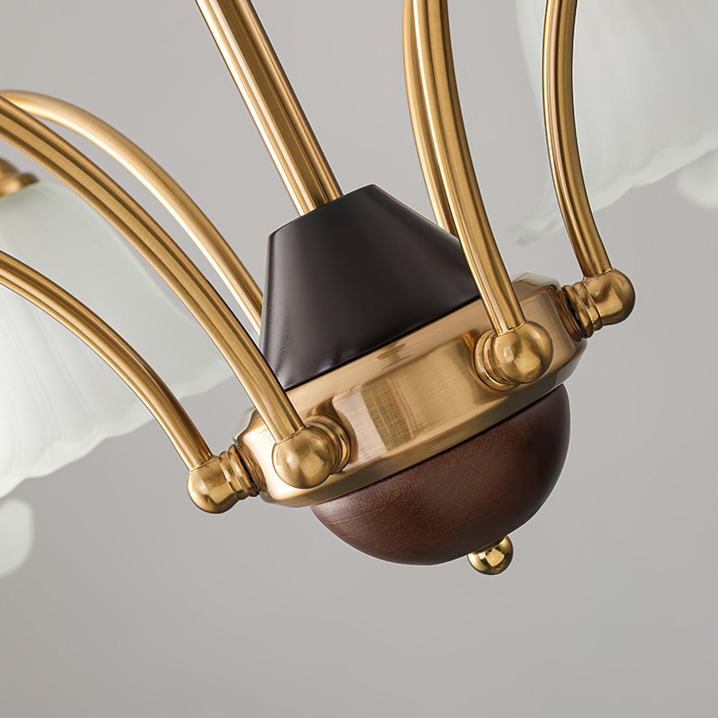 Flora Brass Chandelier - YIOSI