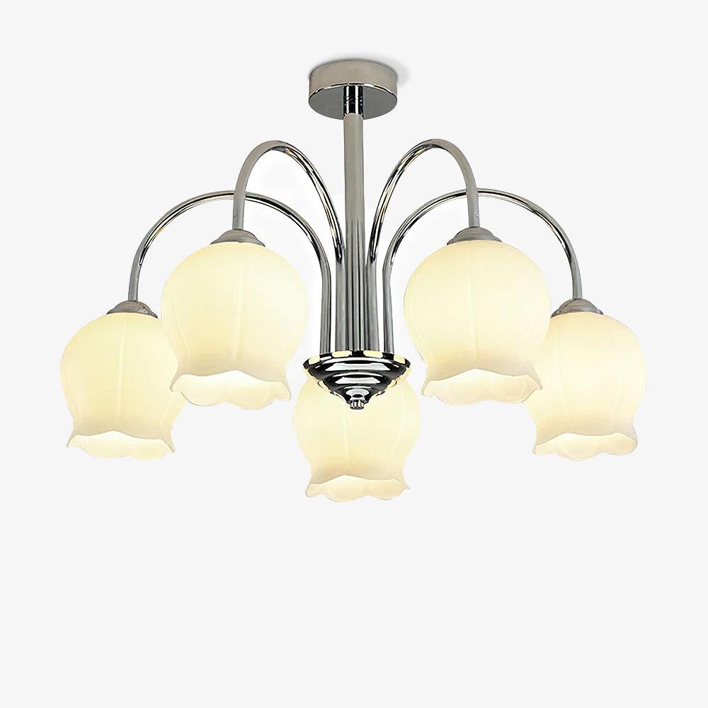 Floral Glass Chandelier - YIOSI