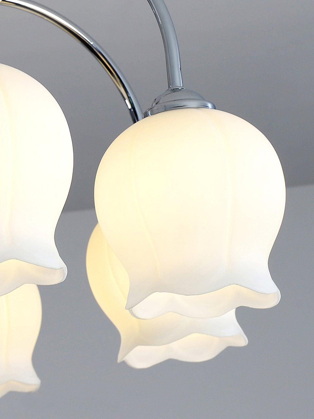 Floral Glass Chandelier - YIOSI