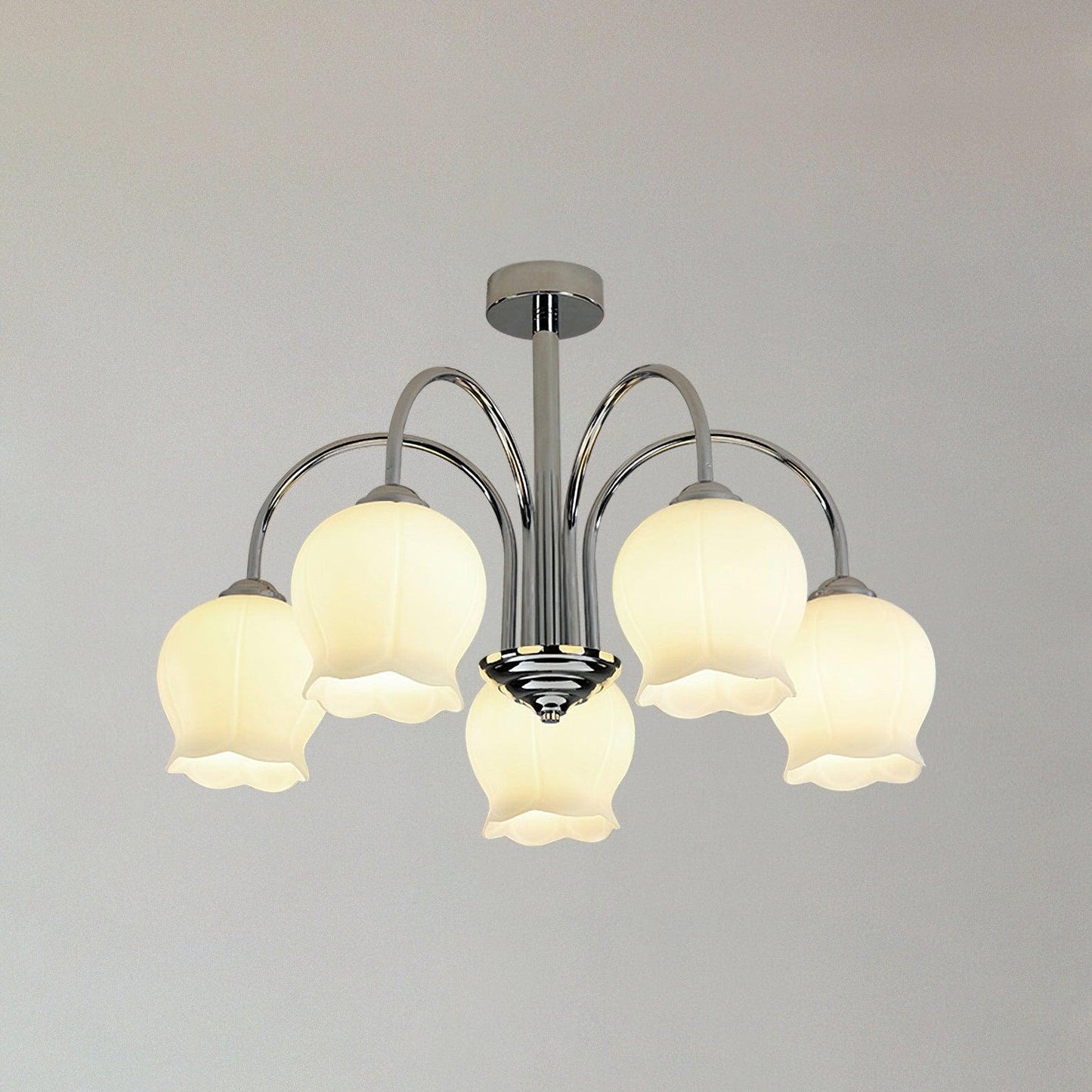 Floral Glass Chandelier - YIOSI