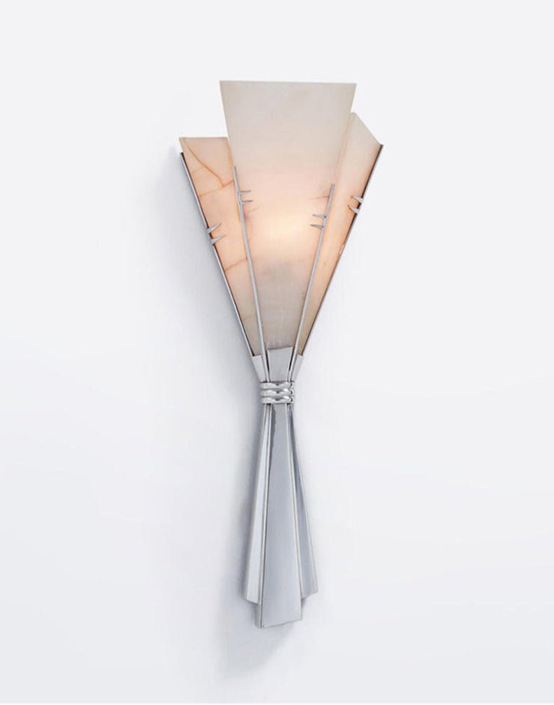 Florent Alabaster Fan Wall Sconce - YIOSI
