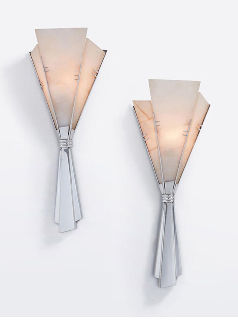 Florent Alabaster Fan Wall Sconce - YIOSI