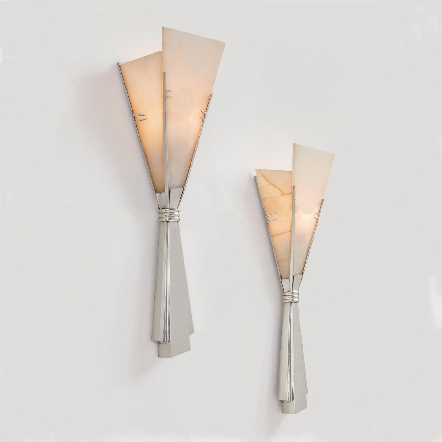 Florent Alabaster Fan Wall Sconce - YIOSI