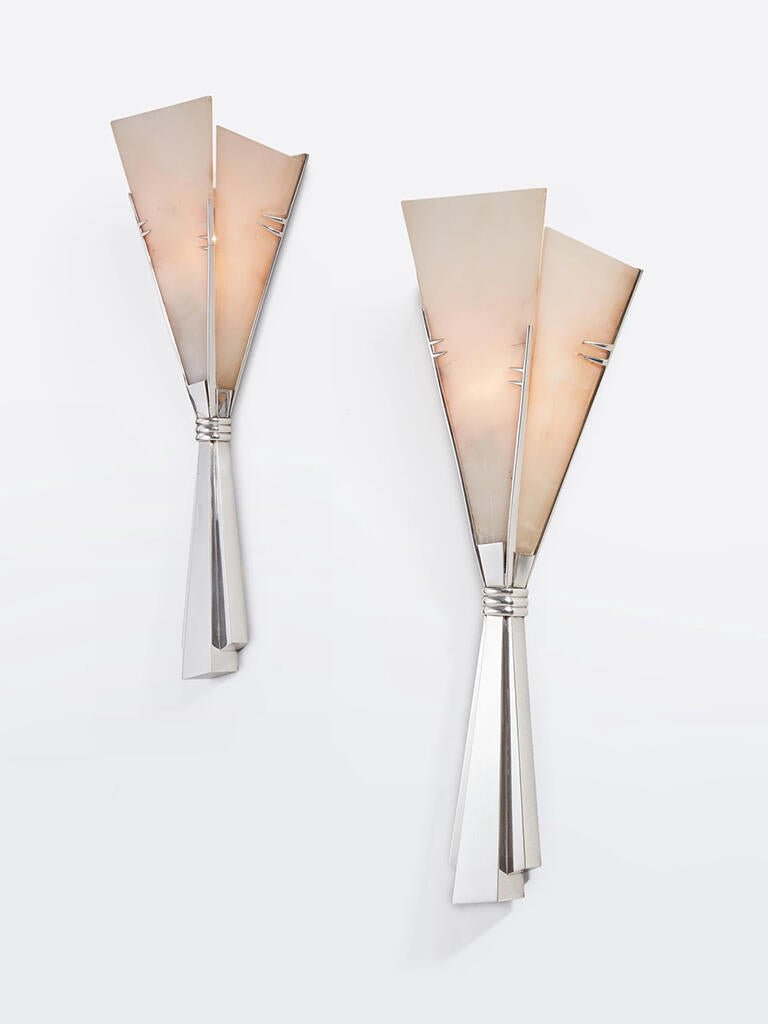 Florent Alabaster Fan Wall Sconce - YIOSI
