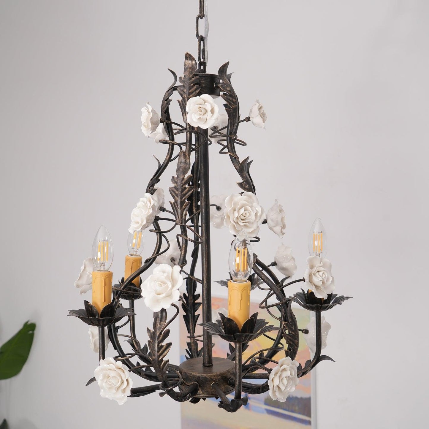 Florentine Rose Garden Chandelier - YIOSI