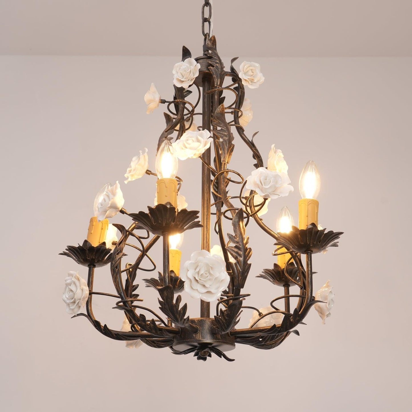 Florentine Rose Garden Chandelier - YIOSI