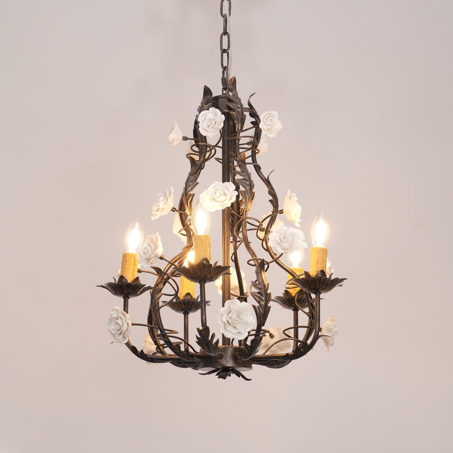 Florentine Rose Garden Chandelier - YIOSI