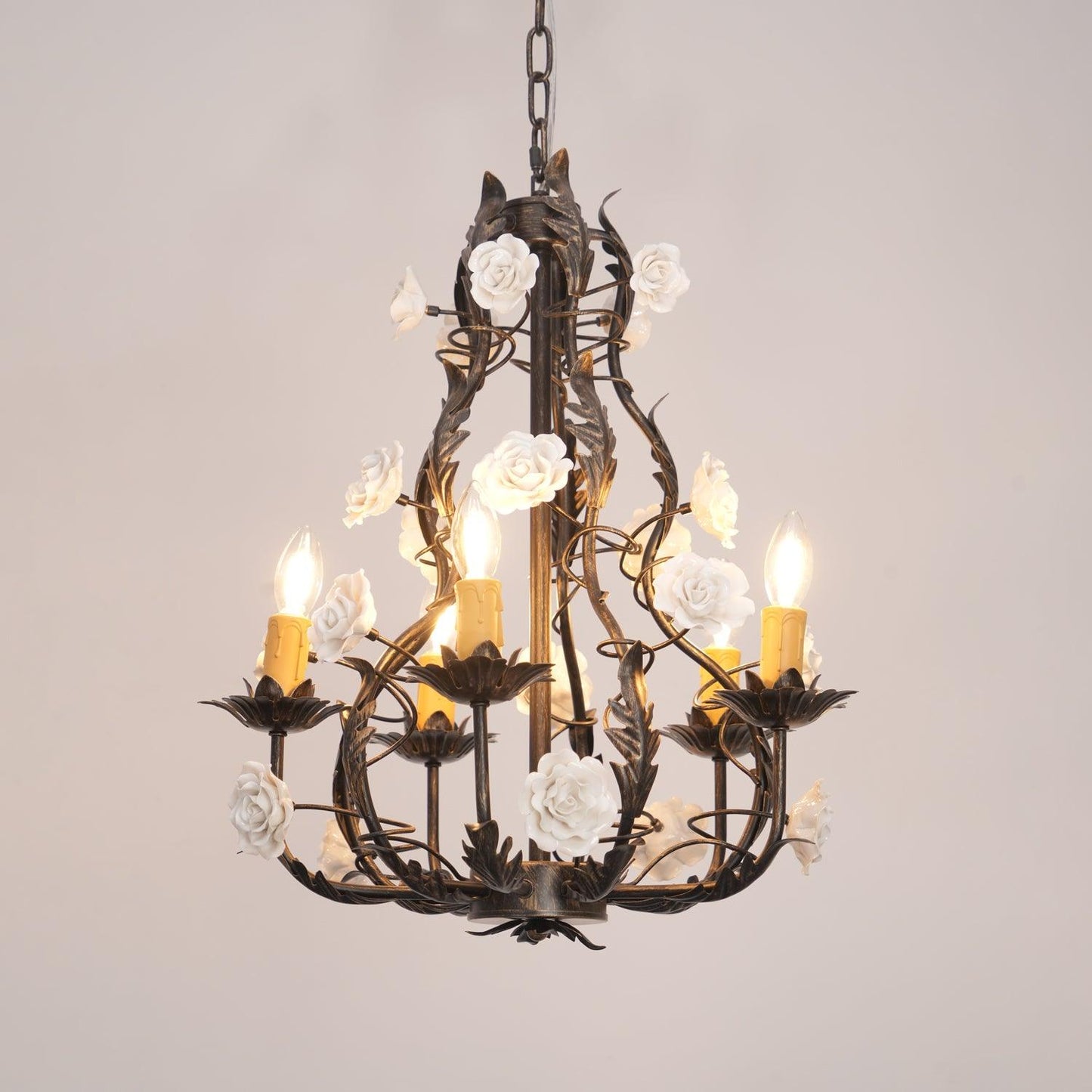 Florentine Rose Garden Chandelier - YIOSI
