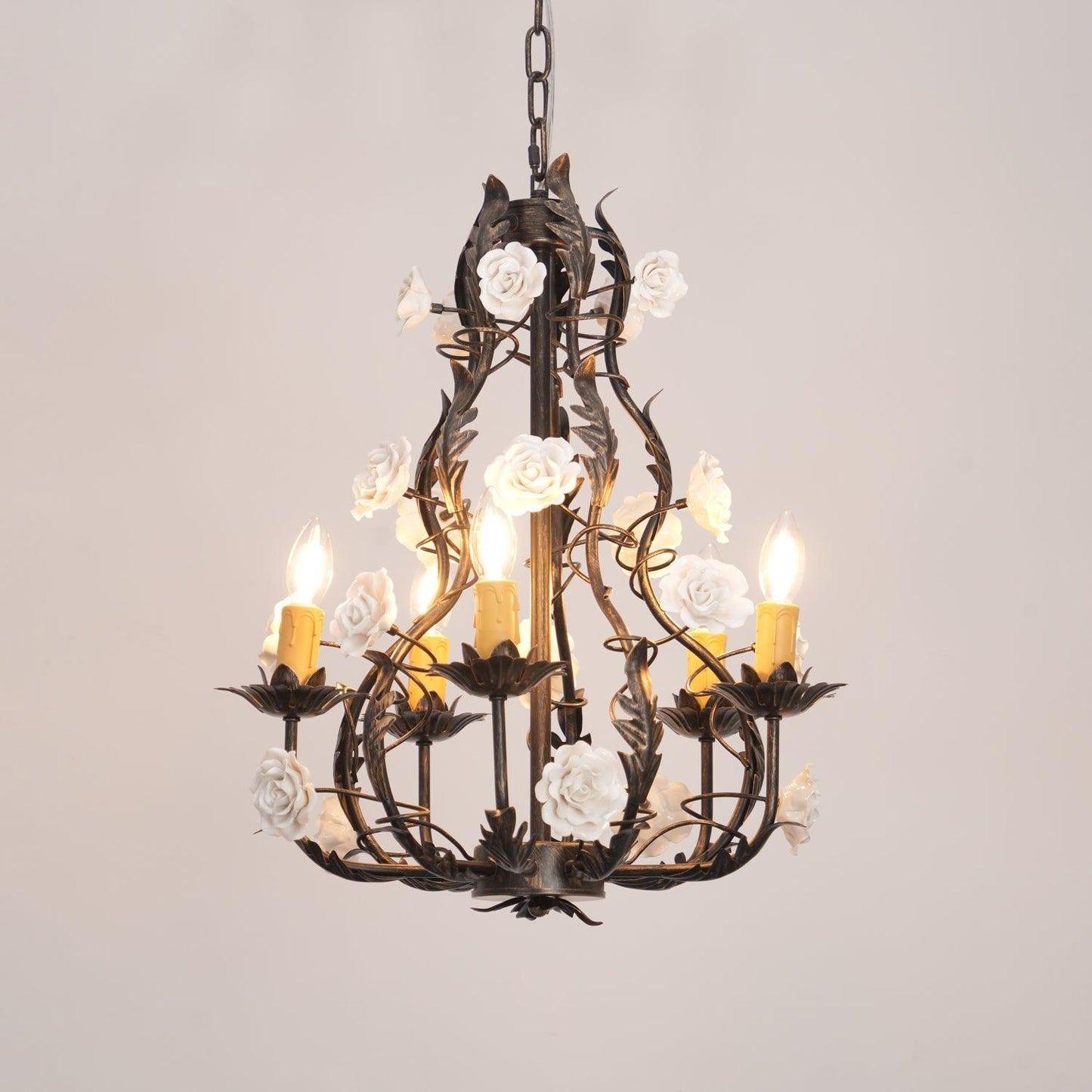 Florentine Rose Garden Chandelier - YIOSI