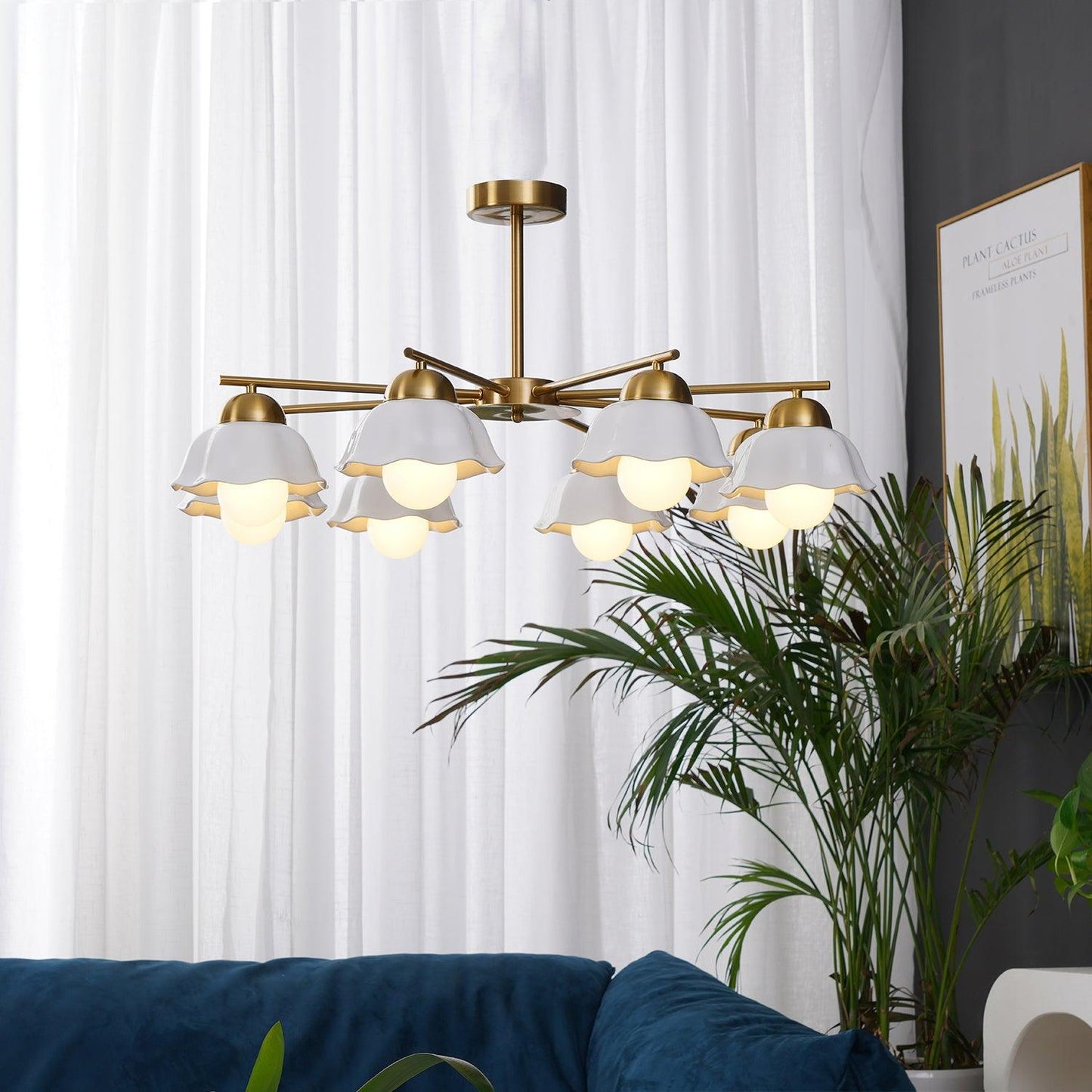 Flower Shade Chandelier - YIOSI