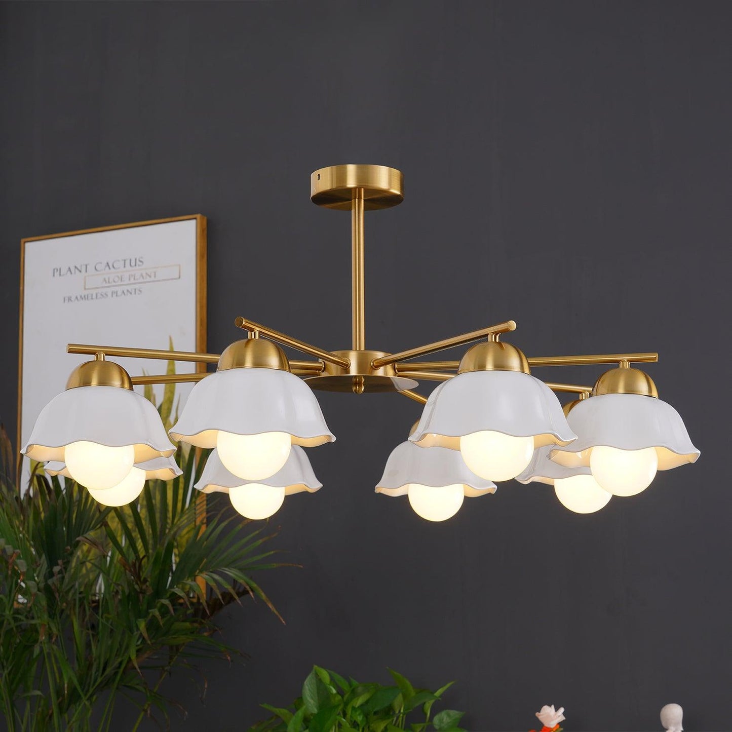Flower Shade Chandelier - YIOSI