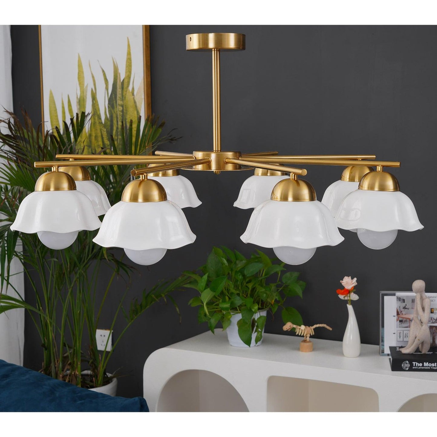 Flower Shade Chandelier - YIOSI