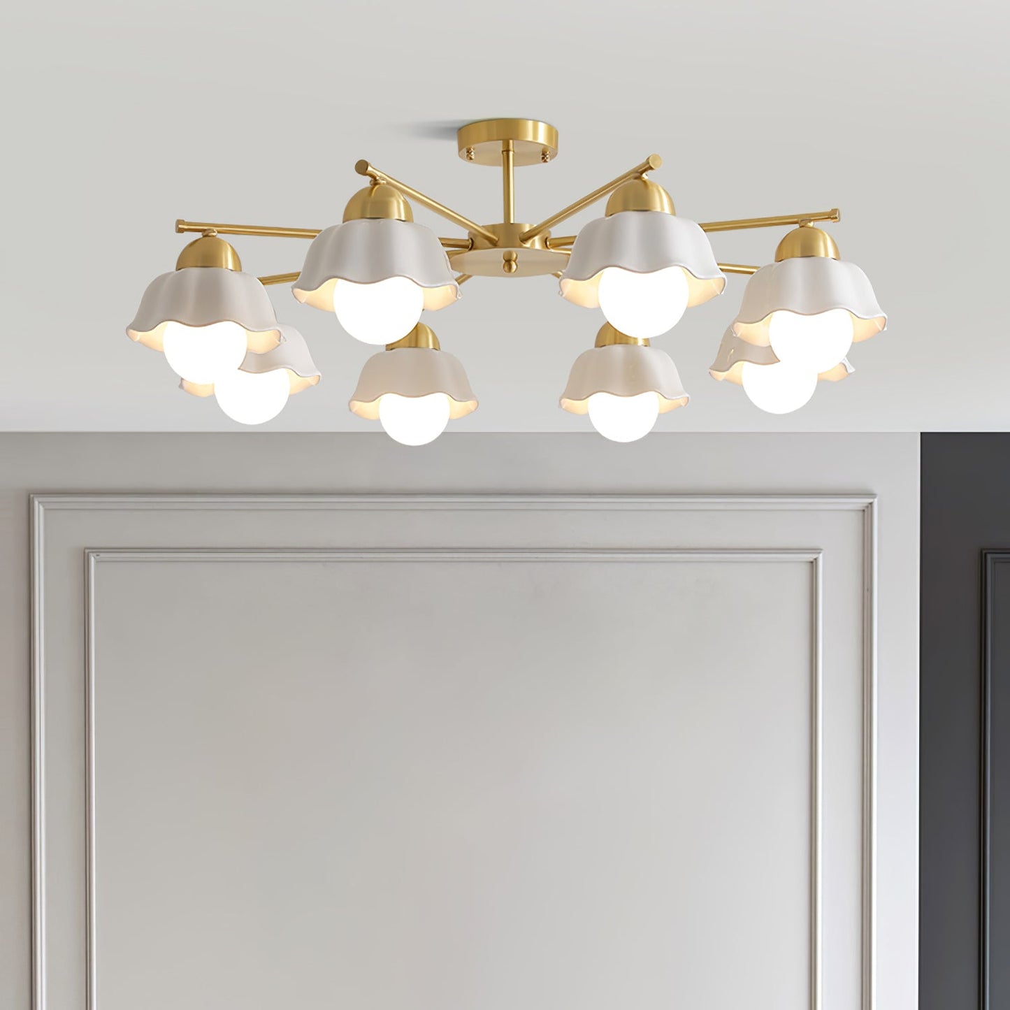 Flower Shade Chandelier - YIOSI