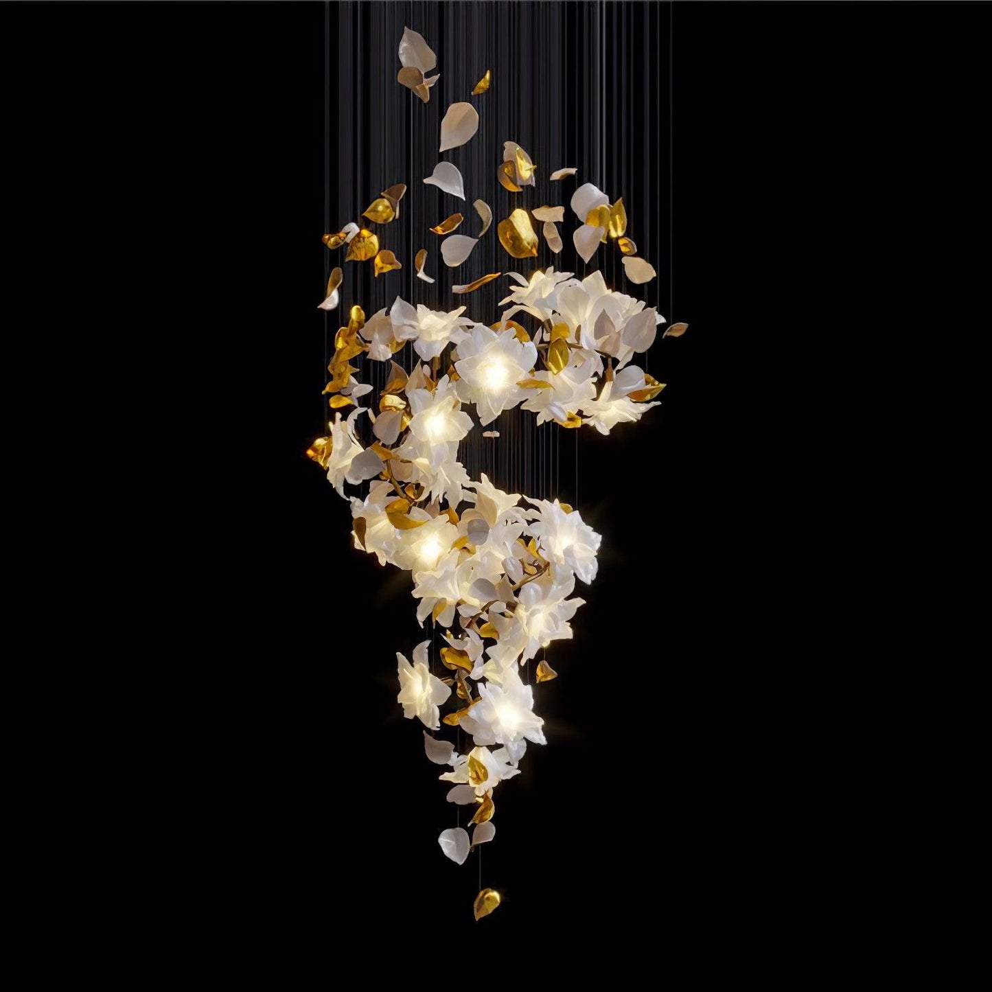 Flying Flowers Fluttering Chandelier - YIOSI