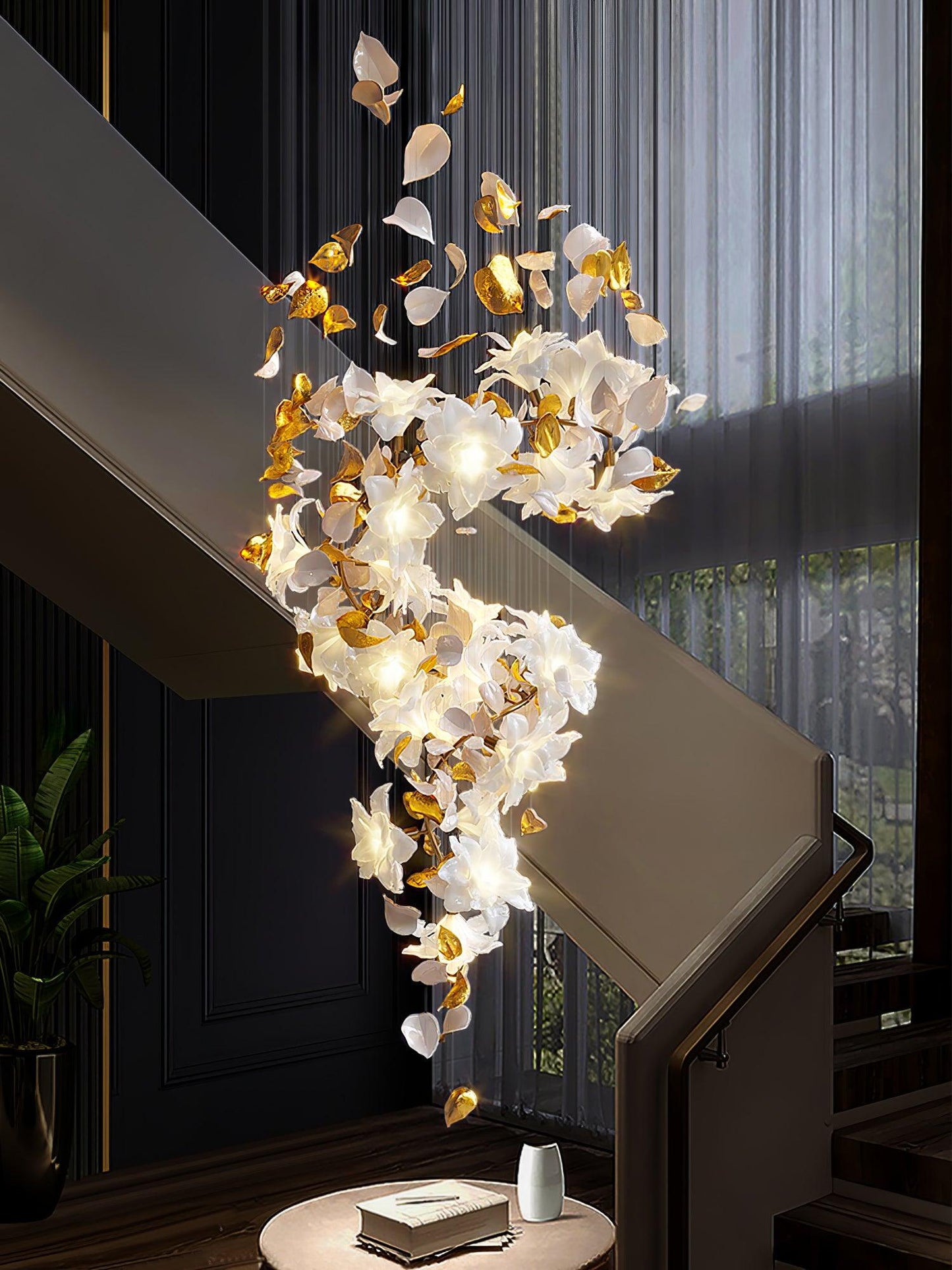 Flying Flowers Fluttering Chandelier - YIOSI
