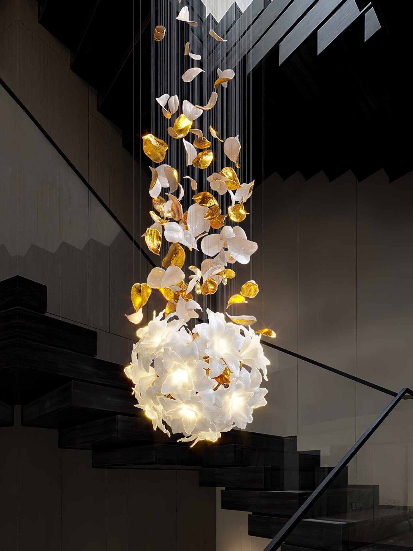 Flying Flowers Fluttering Chandelier - YIOSI