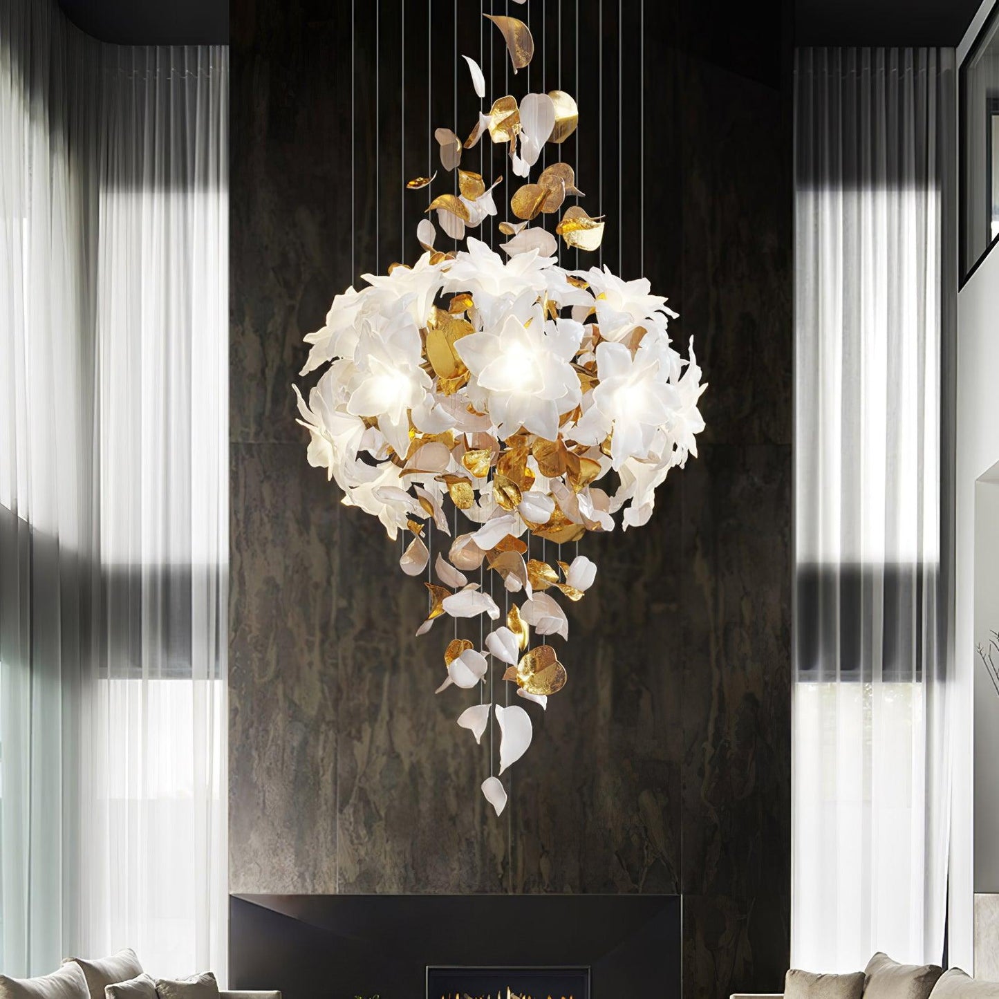 Flying Flowers Fluttering Chandelier - YIOSI