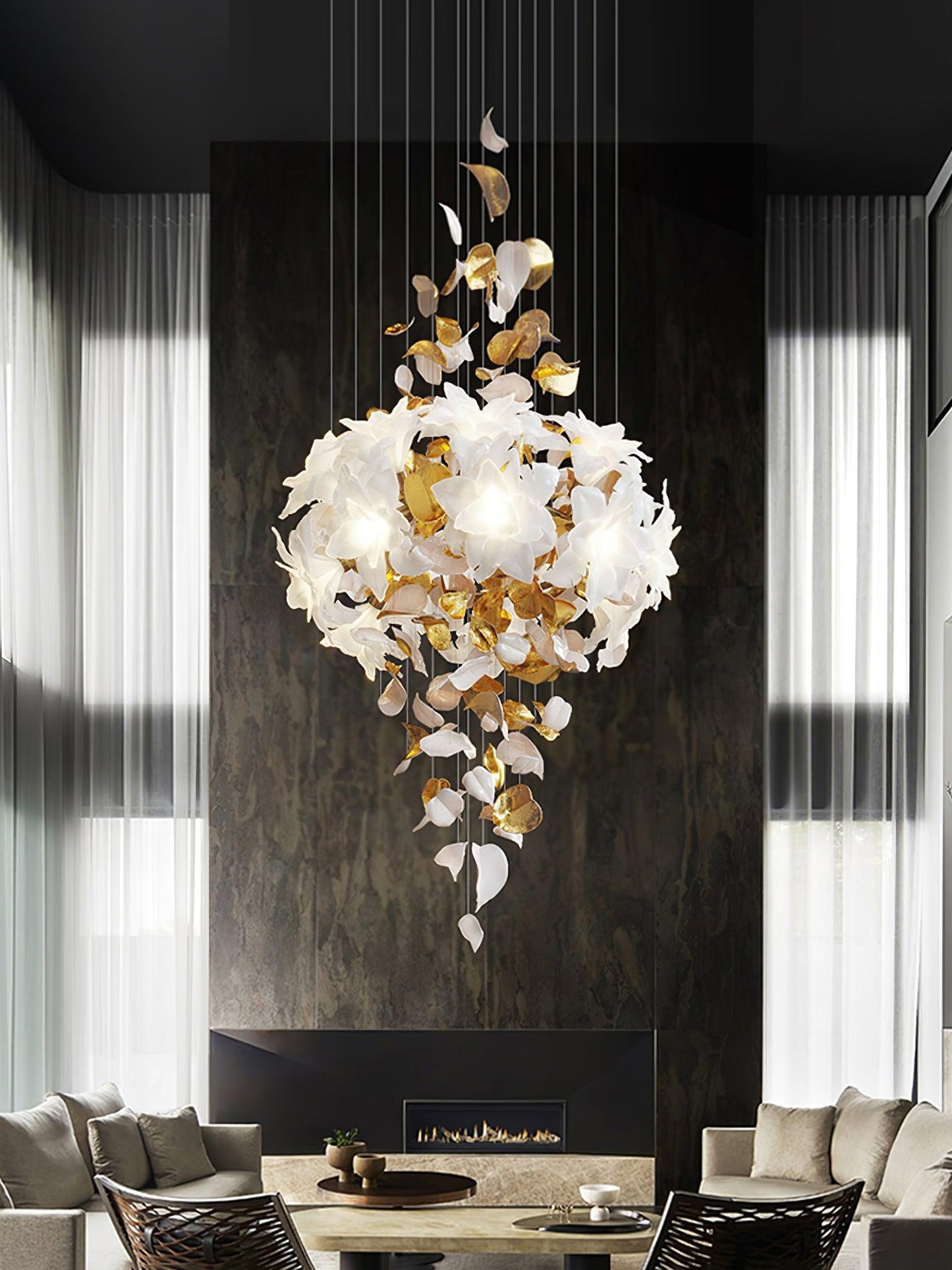 Flying Flowers Fluttering Chandelier - YIOSI