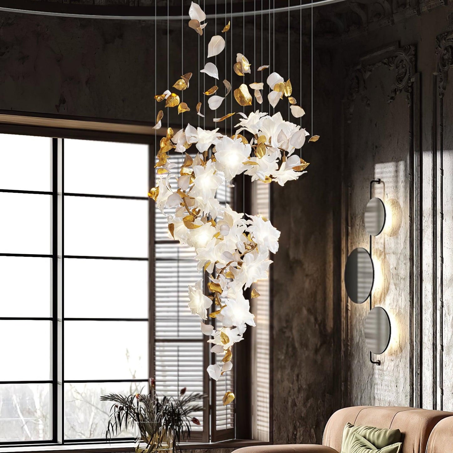 Flying Flowers Fluttering Chandelier - YIOSI
