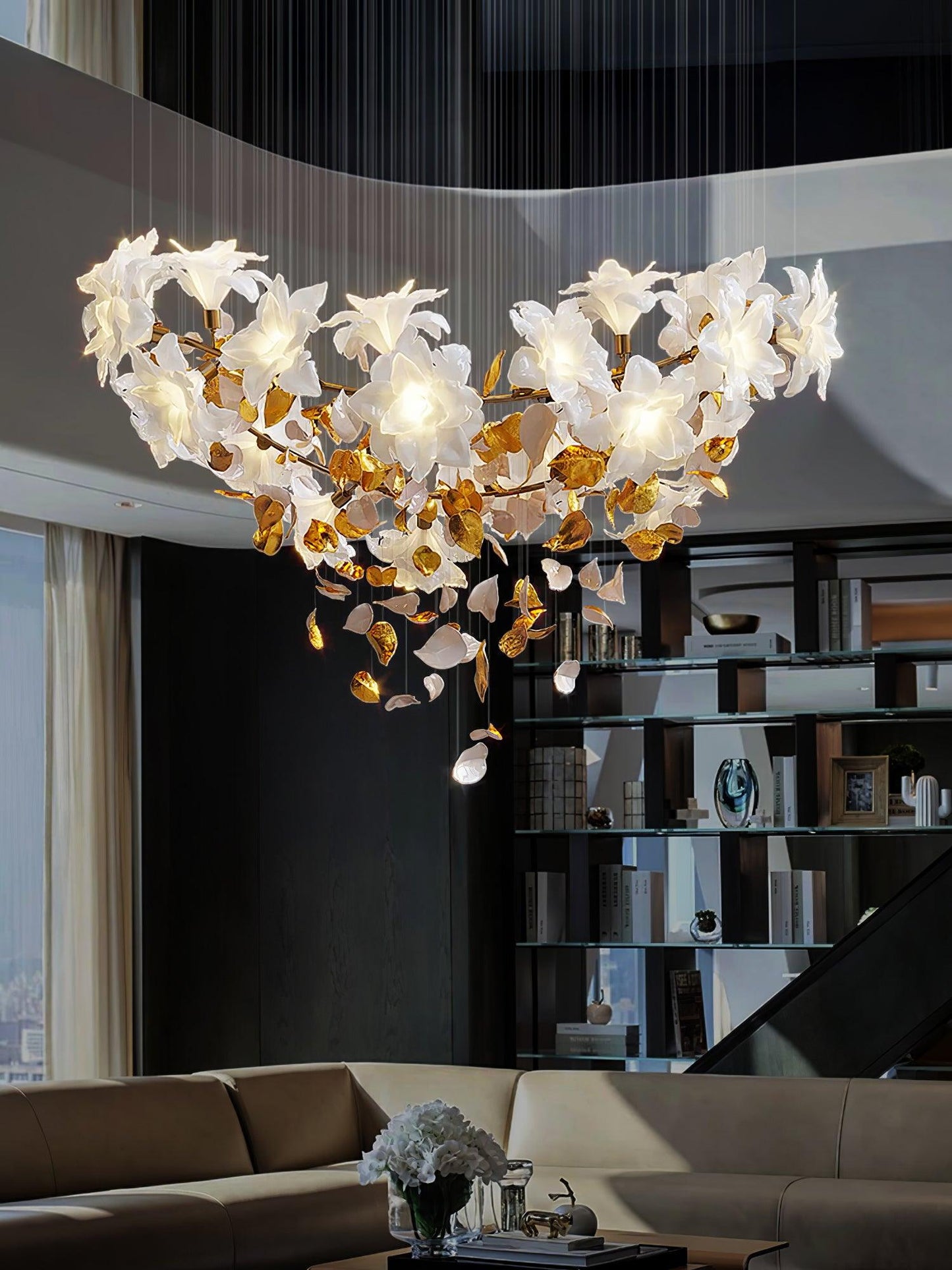 Flying Flowers Fluttering Chandelier - YIOSI