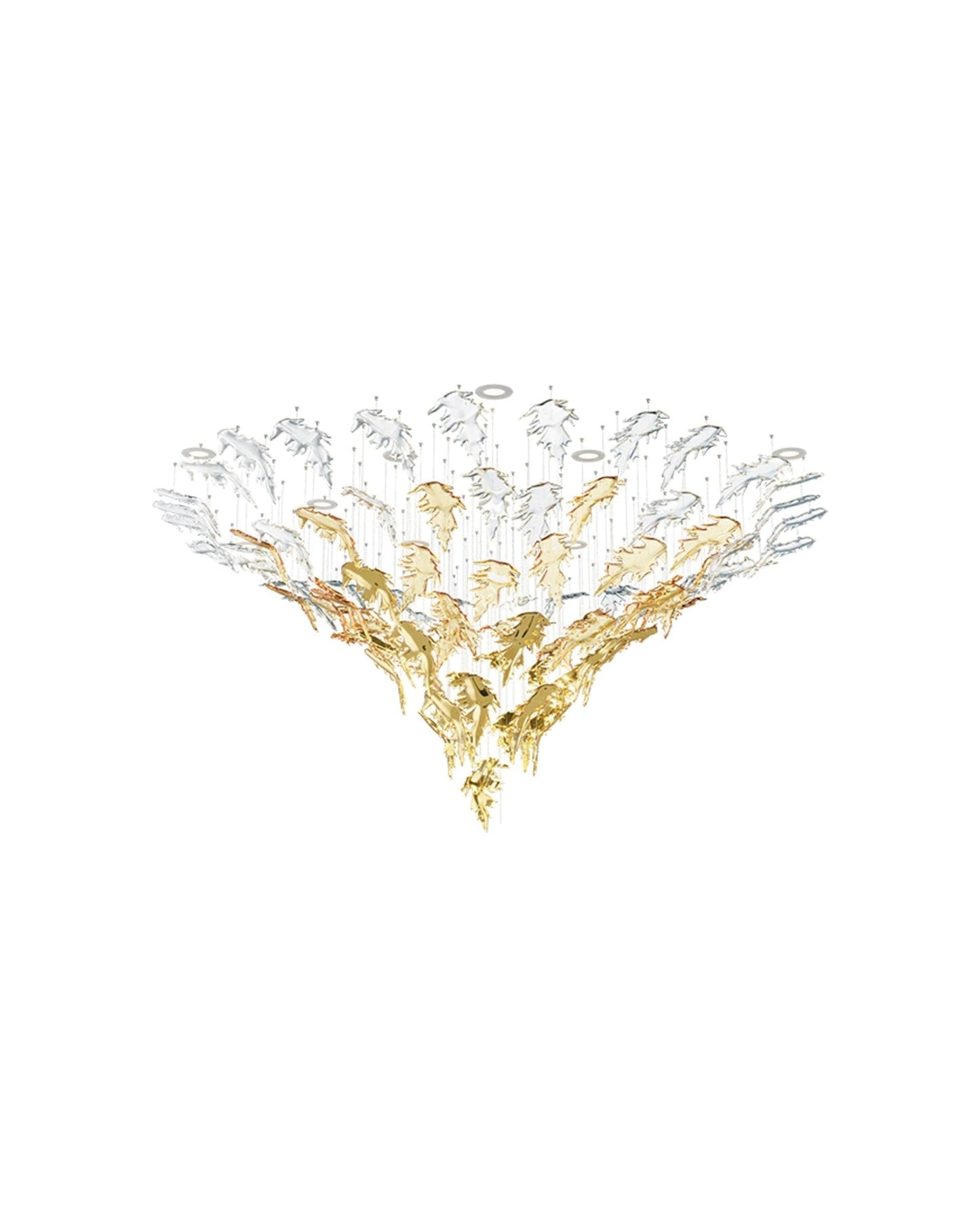 Flying Leaves Chandelier - YIOSI