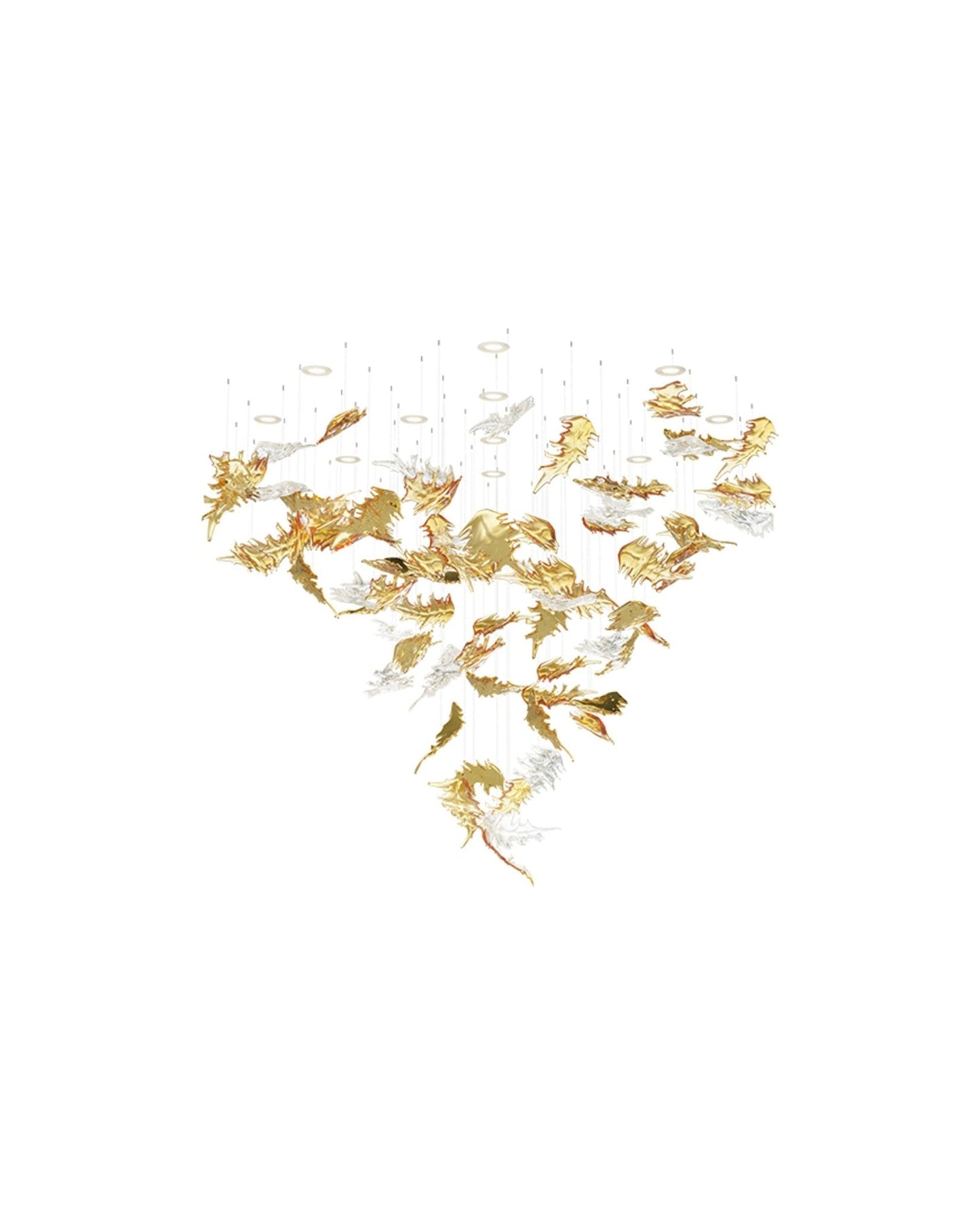Flying Leaves Chandelier - YIOSI