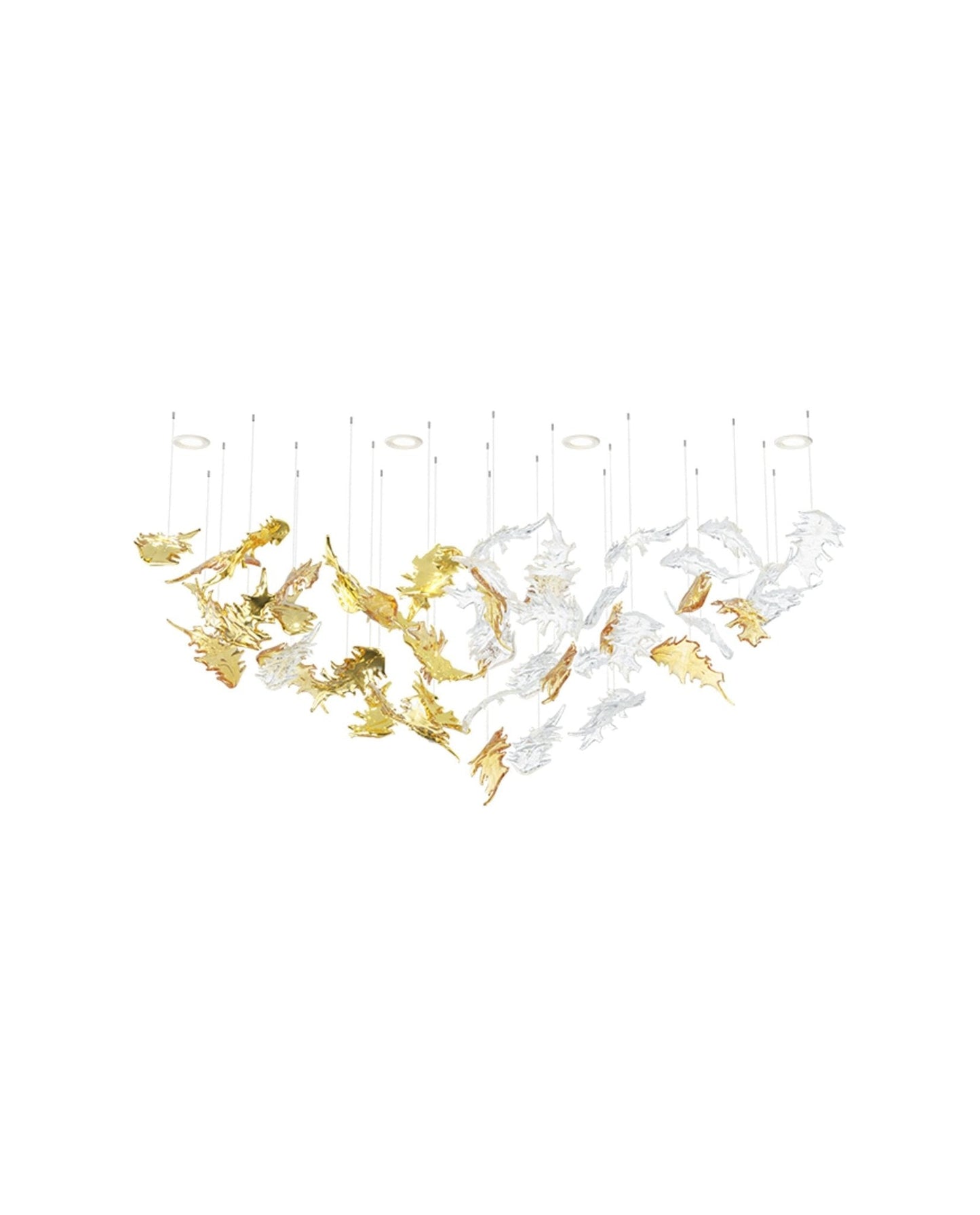 Flying Leaves Chandelier - YIOSI