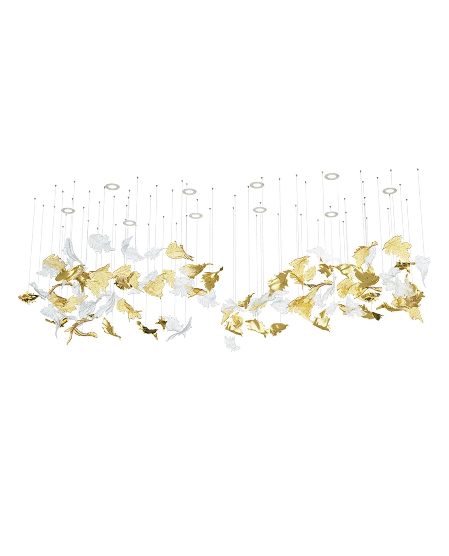 Flying Leaves Chandelier - YIOSI