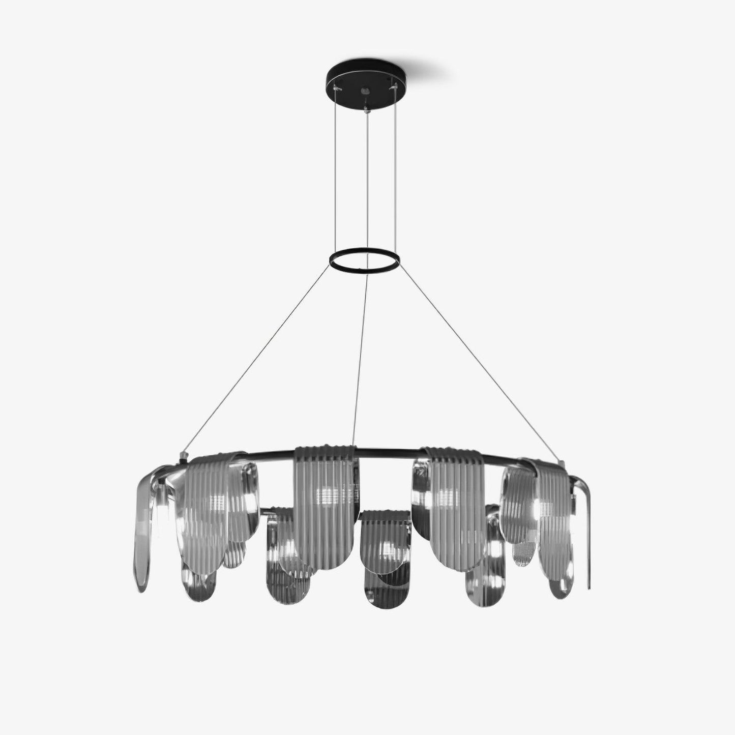 Folioles Brass Chandelier - YIOSI