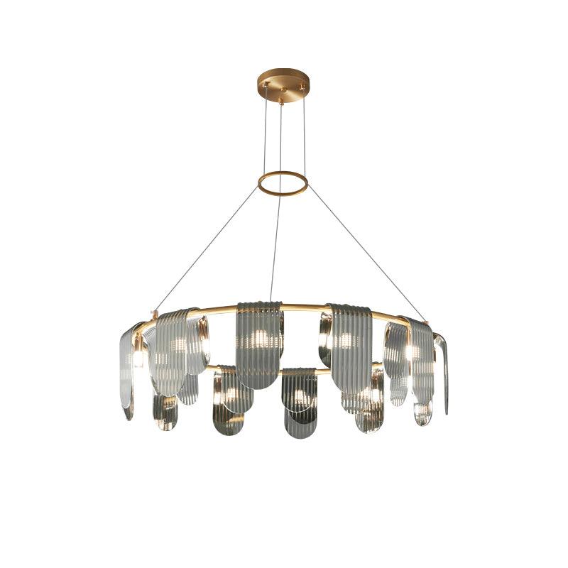 Folioles Brass Chandelier - YIOSI